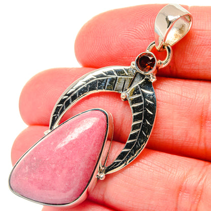 Rhodochrosite Pendants handcrafted by Ana Silver Co - PD19673