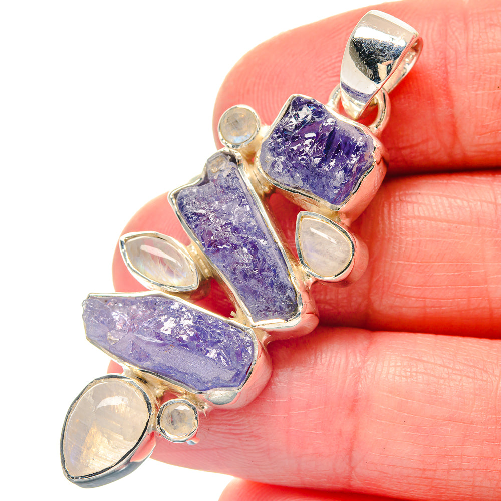 Tanzanite Pendants handcrafted by Ana Silver Co - PD19683