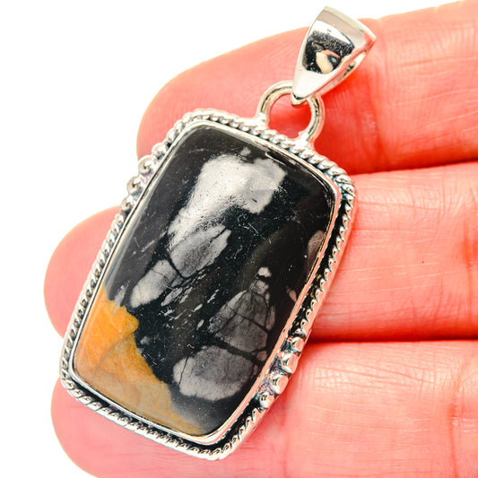 Picasso Jasper Pendants handcrafted by Ana Silver Co - PD19691