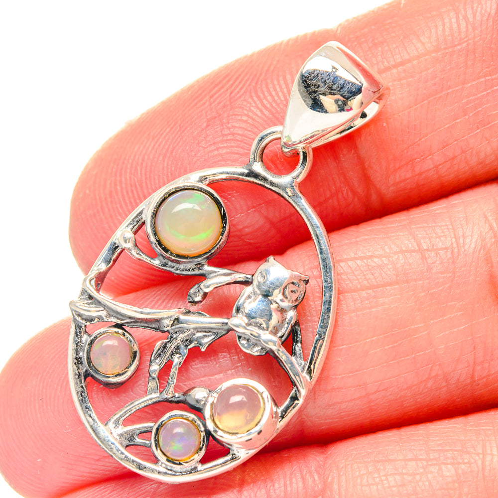 Ethiopian Opal Pendants handcrafted by Ana Silver Co - PD19701