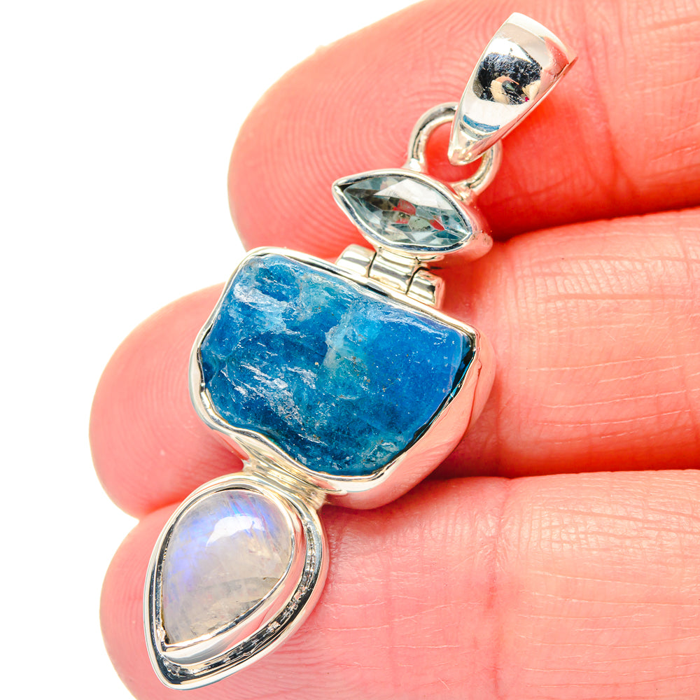 Apatite Pendants handcrafted by Ana Silver Co - PD19706