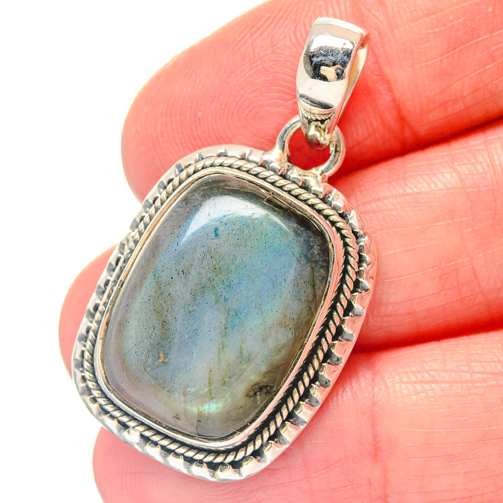 Labradorite Pendants handcrafted by Ana Silver Co - PD19707