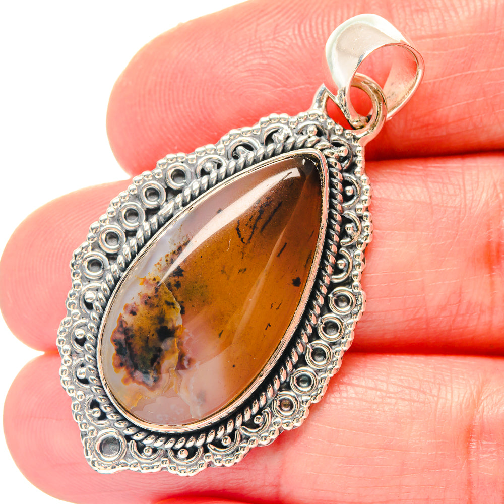 Montana Agate Pendants handcrafted by Ana Silver Co - PD19715