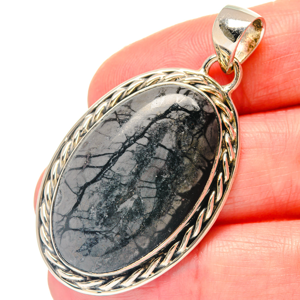 Picasso Jasper Pendants handcrafted by Ana Silver Co - PD19728