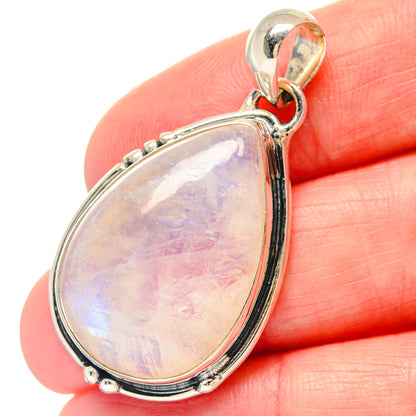 Rainbow Moonstone Pendants handcrafted by Ana Silver Co - PD19733