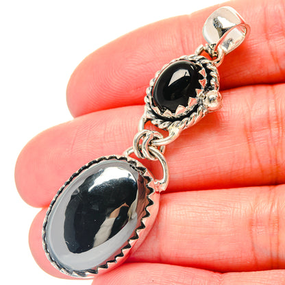 Hematite Pendants handcrafted by Ana Silver Co - PD19738