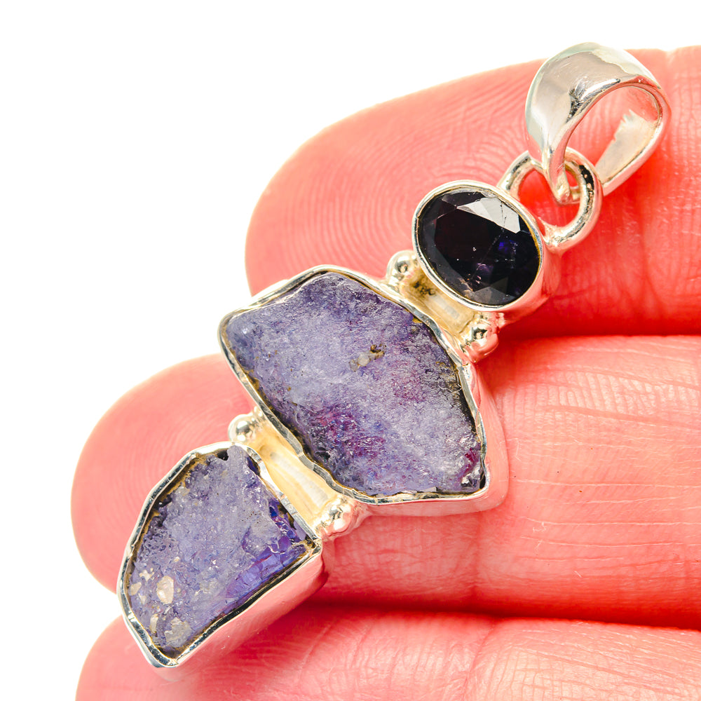 Tanzanite Pendants handcrafted by Ana Silver Co - PD19762