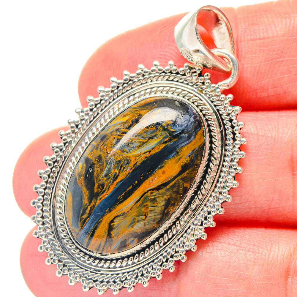 Pietersite Pendants handcrafted by Ana Silver Co - PD19764