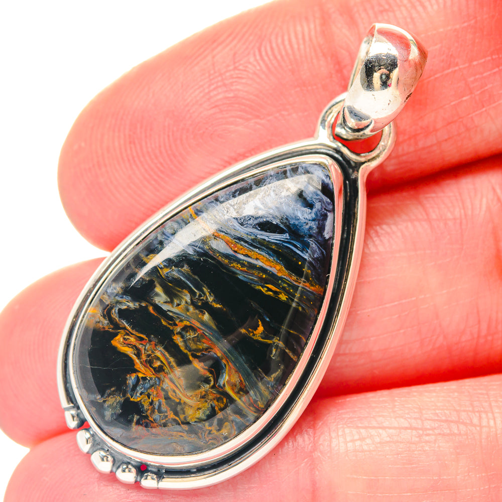 Pietersite Pendants handcrafted by Ana Silver Co - PD19767