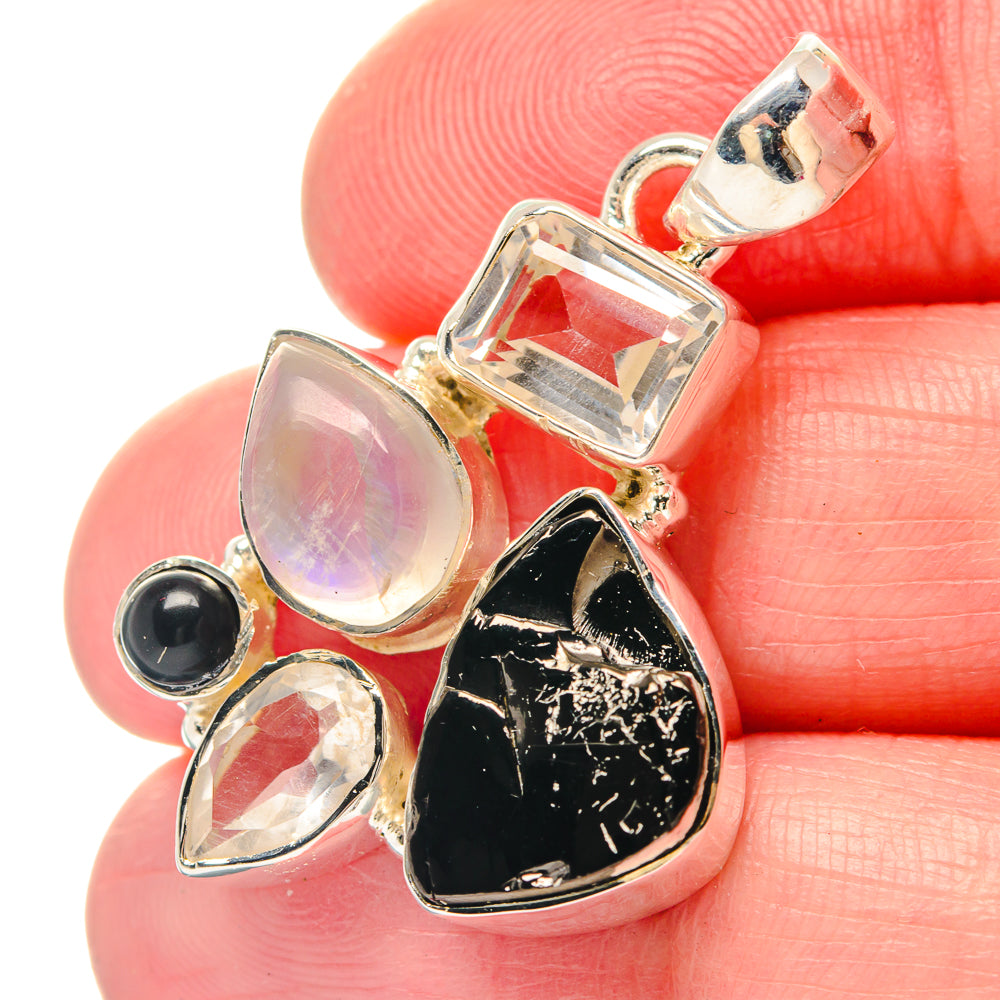 Shungite Pendants handcrafted by Ana Silver Co - PD19768