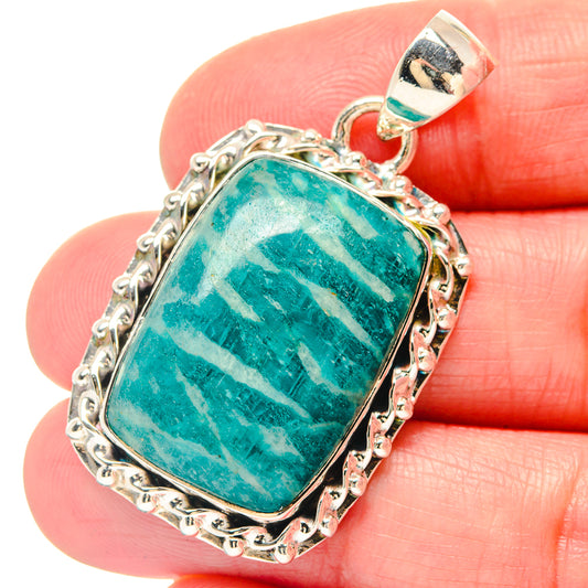 Amazonite Pendants handcrafted by Ana Silver Co - PD19786