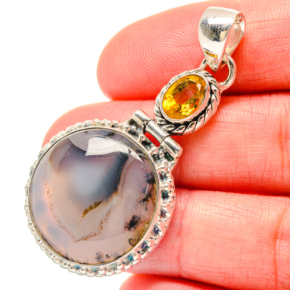 Montana Agate Pendants handcrafted by Ana Silver Co - PD19792