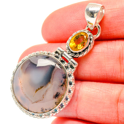 Montana Agate Pendants handcrafted by Ana Silver Co - PD19792