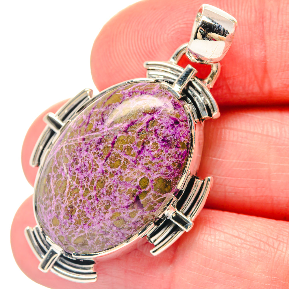Stichtite Pendants handcrafted by Ana Silver Co - PD19796