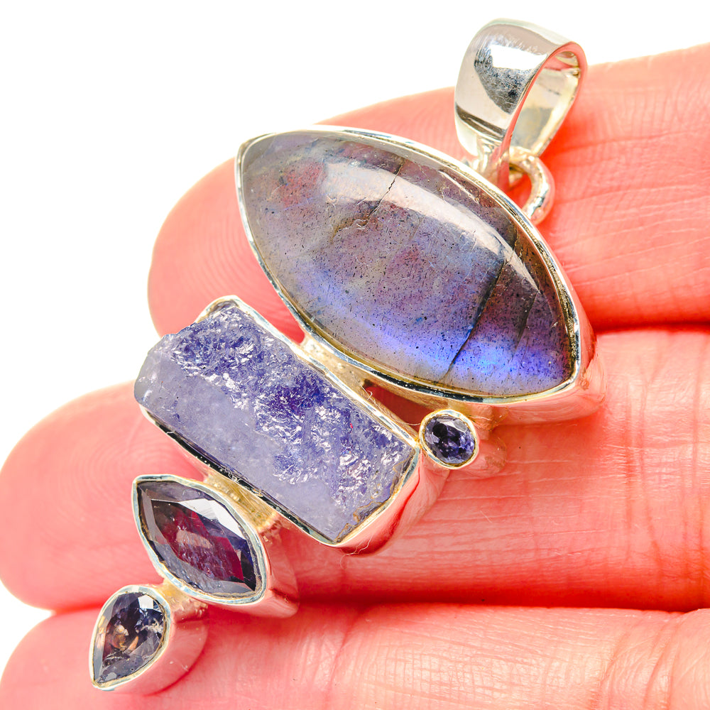 Labradorite Pendants handcrafted by Ana Silver Co - PD19798