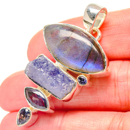 Labradorite Pendants handcrafted by Ana Silver Co - PD19798