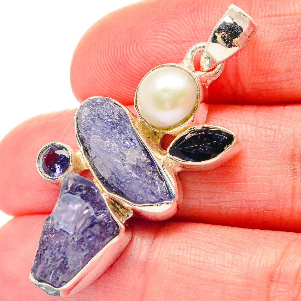 Tanzanite Pendants handcrafted by Ana Silver Co - PD19799
