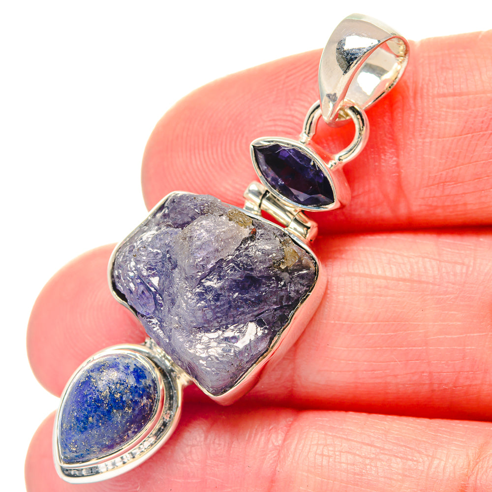 Tanzanite Pendants handcrafted by Ana Silver Co - PD19800