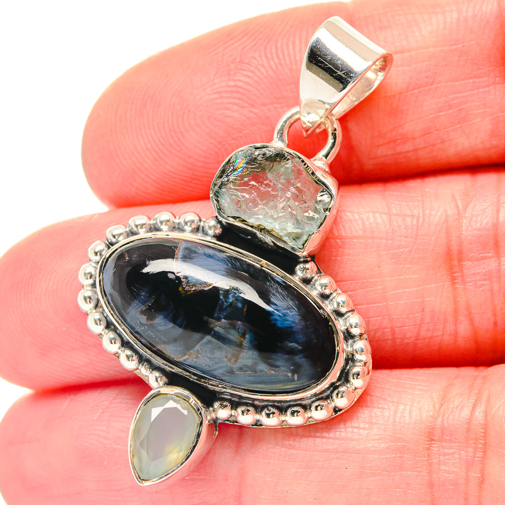 Pietersite Pendants handcrafted by Ana Silver Co - PD19803