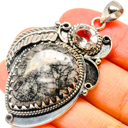 Pinolith Jasper Pendants handcrafted by Ana Silver Co - PD19815