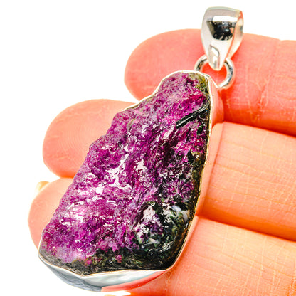 Ruby Fuchsite Pendants handcrafted by Ana Silver Co - PD19818