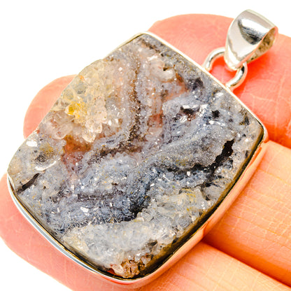 Desert Druzy Pendants handcrafted by Ana Silver Co - PD19824