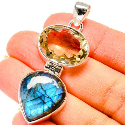 Labradorite Pendants handcrafted by Ana Silver Co - PD19830