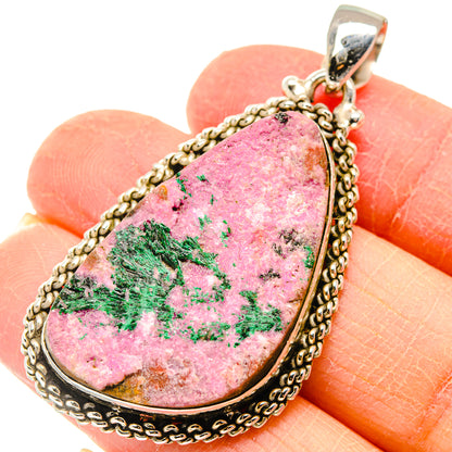 Cobalto Calcite Druzy Pendants handcrafted by Ana Silver Co - PD19832