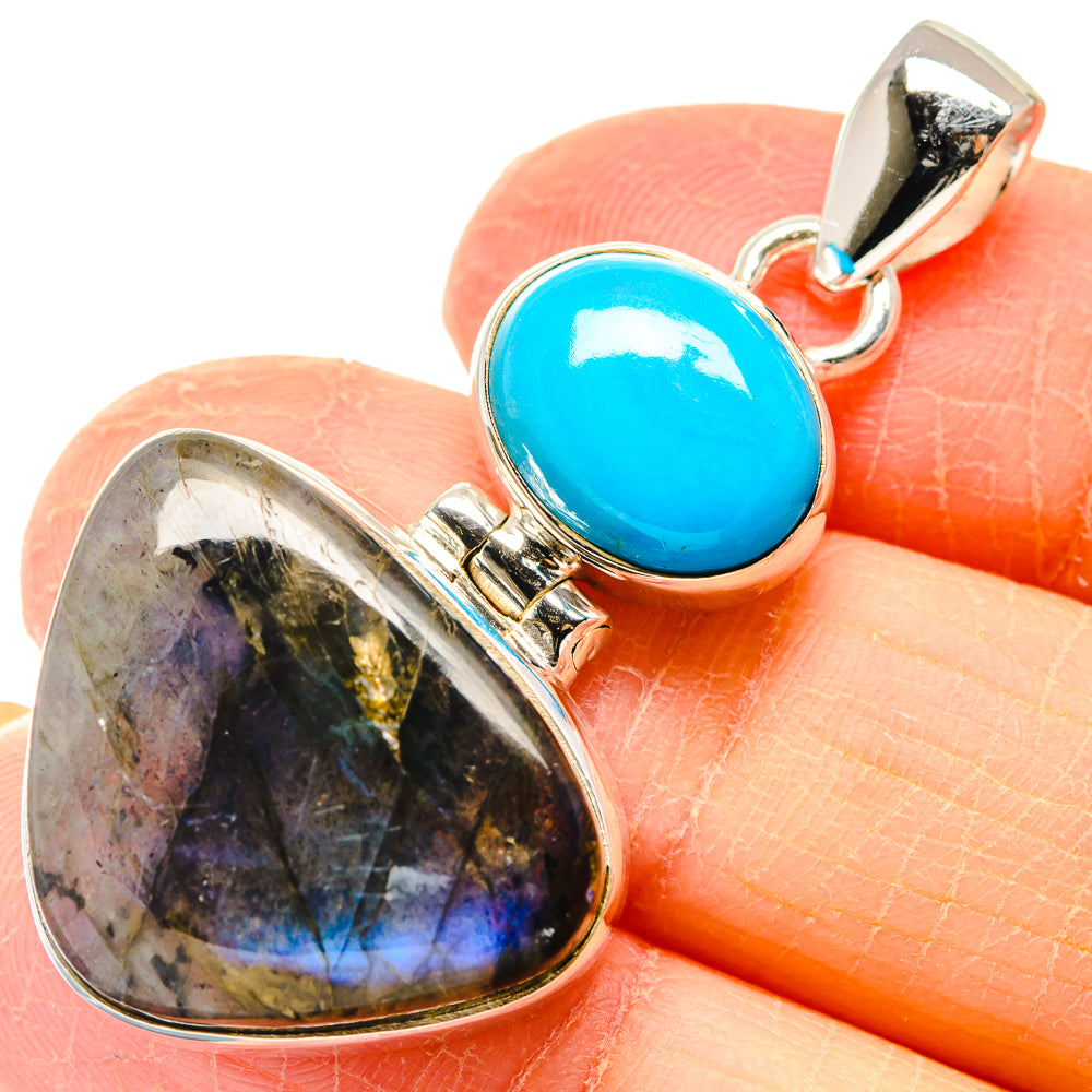 Labradorite Pendants handcrafted by Ana Silver Co - PD19840