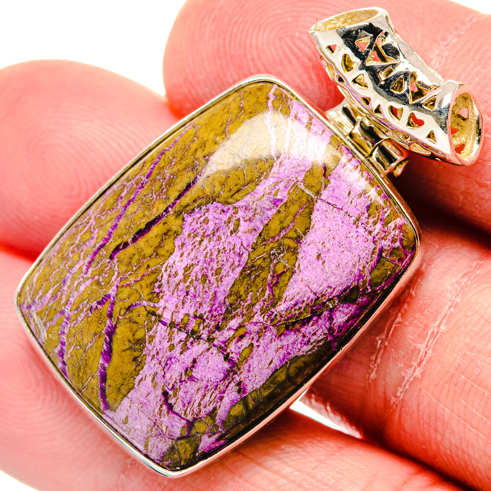 Stichtite Pendants handcrafted by Ana Silver Co - PD19860