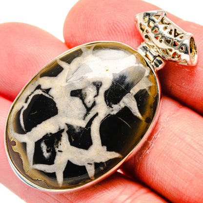 Septarian Geode Pendants handcrafted by Ana Silver Co - PD19877