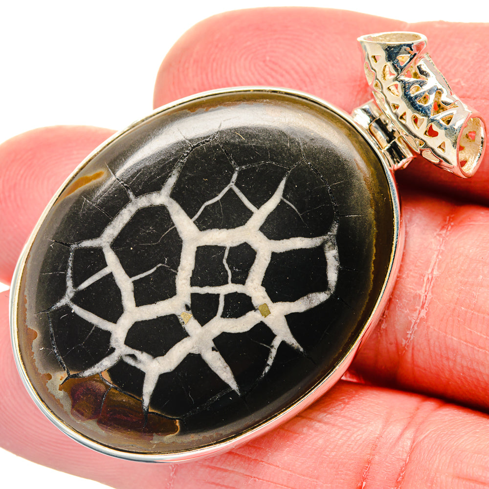 Septarian Geode Pendants handcrafted by Ana Silver Co - PD19878