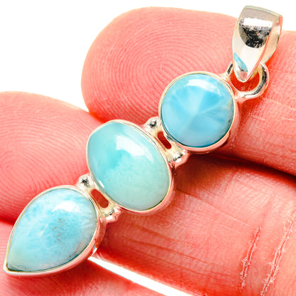 Larimar Pendants handcrafted by Ana Silver Co - PD19891