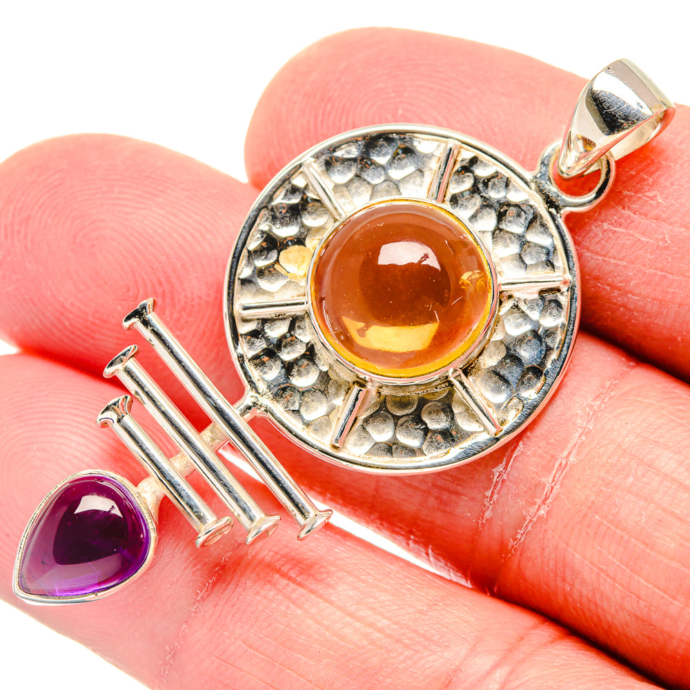 Citrine Pendants handcrafted by Ana Silver Co - PD19899
