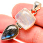 Rainbow Moonstone Pendants handcrafted by Ana Silver Co - PD19906