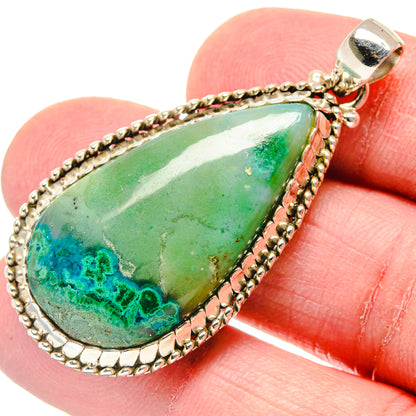 Chrysocolla Pendants handcrafted by Ana Silver Co - PD19924