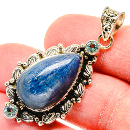 Kyanite Pendants handcrafted by Ana Silver Co - PD19937