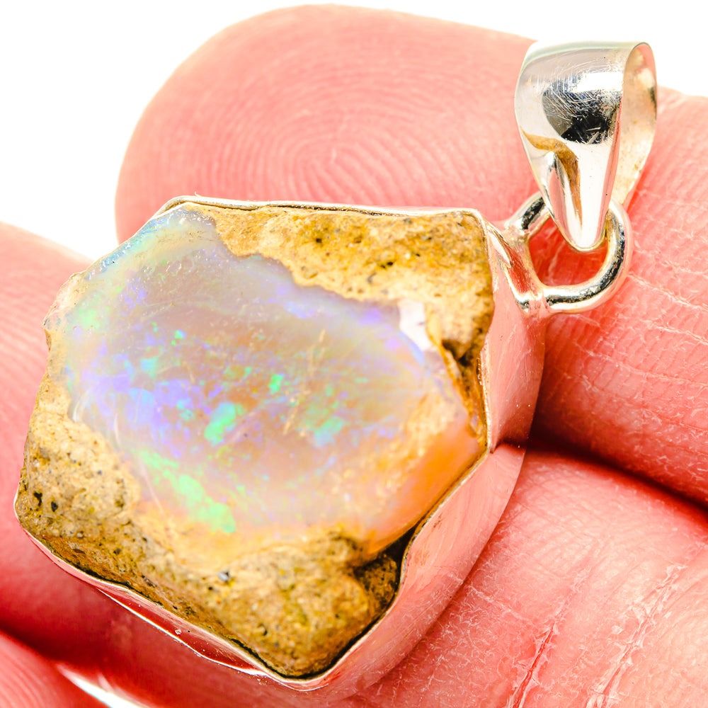 Ethiopian Opal Pendants handcrafted by Ana Silver Co - PD19940