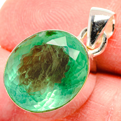 Green Fluorite Pendants handcrafted by Ana Silver Co - PD19950
