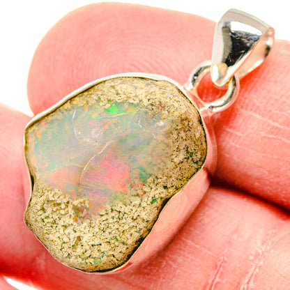 Ethiopian Opal Pendants handcrafted by Ana Silver Co - PD19951