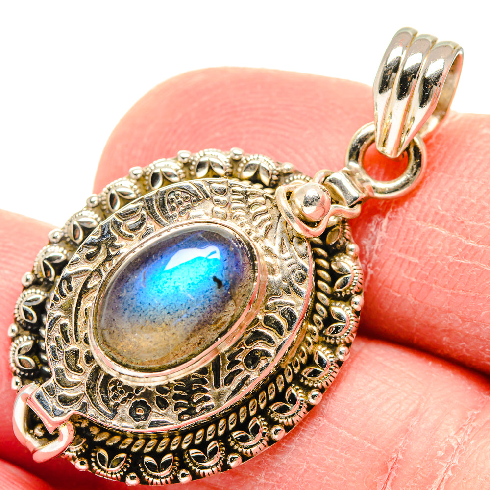 Labradorite Pendants handcrafted by Ana Silver Co - PD19952