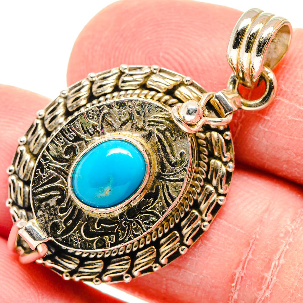 Chrysocolla Pendants handcrafted by Ana Silver Co - PD19954