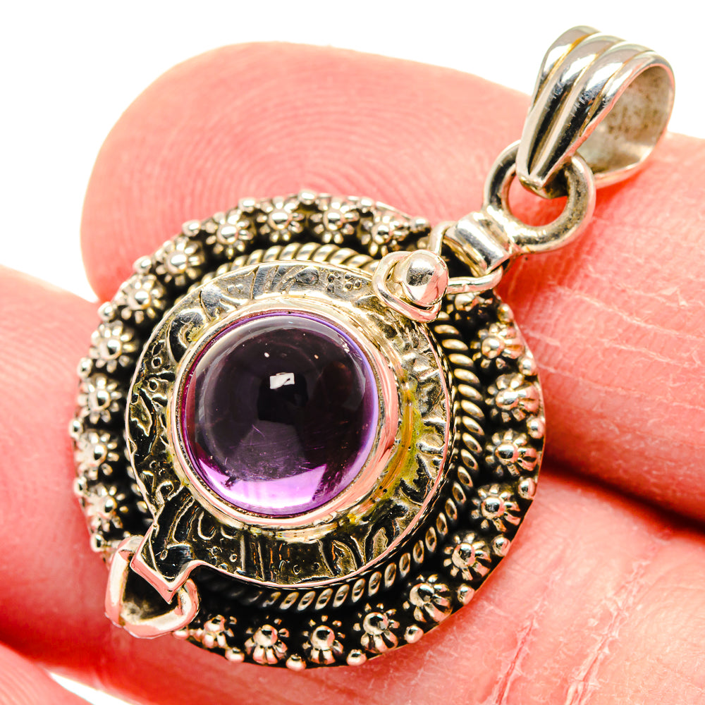 Amethyst Pendants handcrafted by Ana Silver Co - PD19957