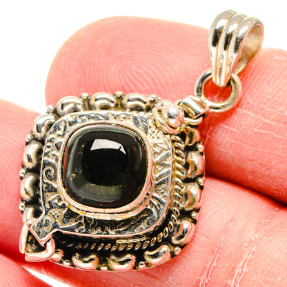 Black Onyx Pendants handcrafted by Ana Silver Co - PD19958