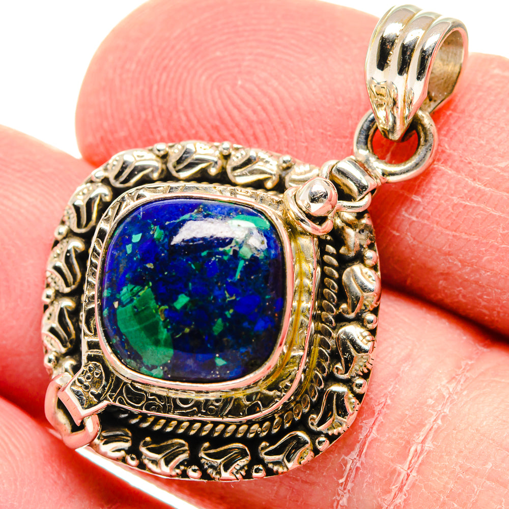 Azurite Pendants handcrafted by Ana Silver Co - PD19959