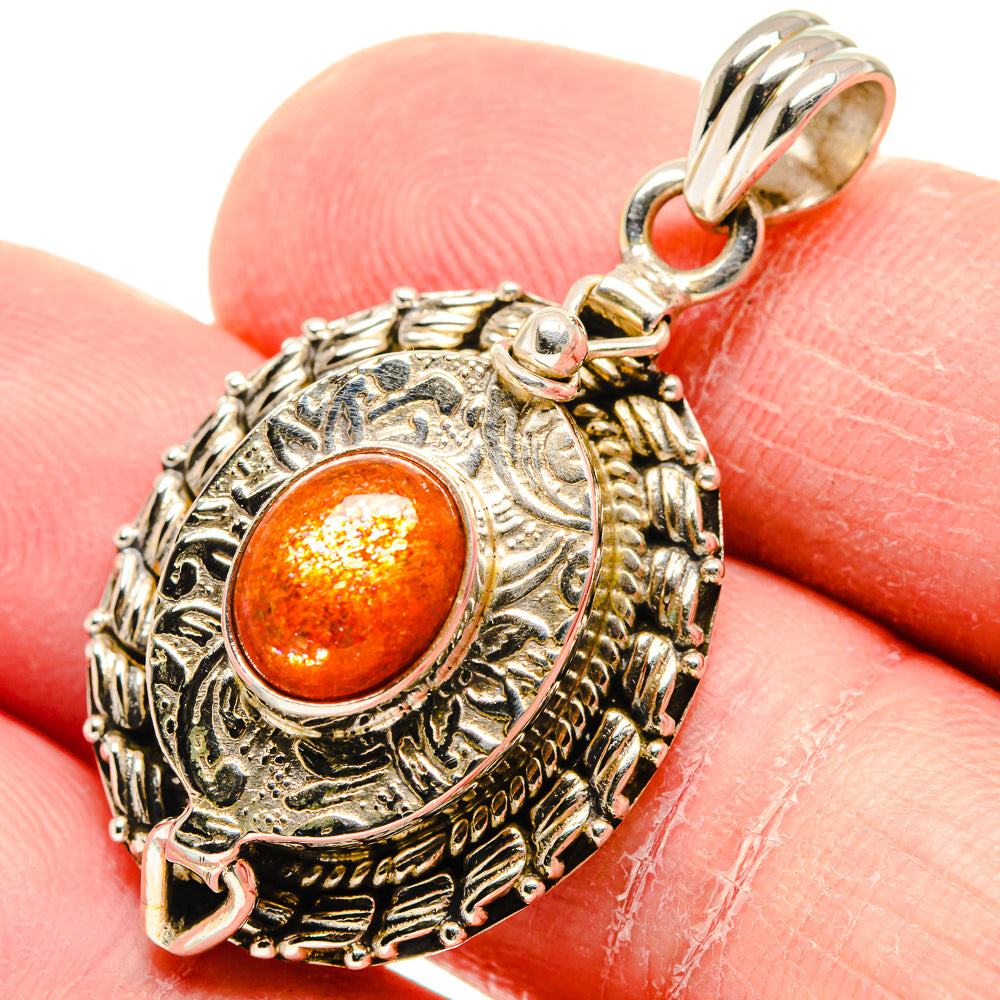 Sunstone Pendants handcrafted by Ana Silver Co - PD19961