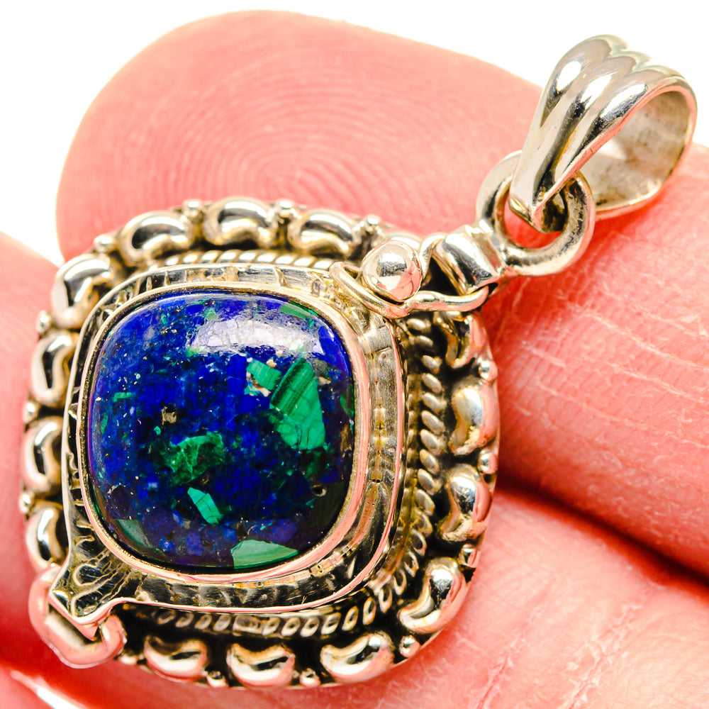 Azurite Pendants handcrafted by Ana Silver Co - PD19965