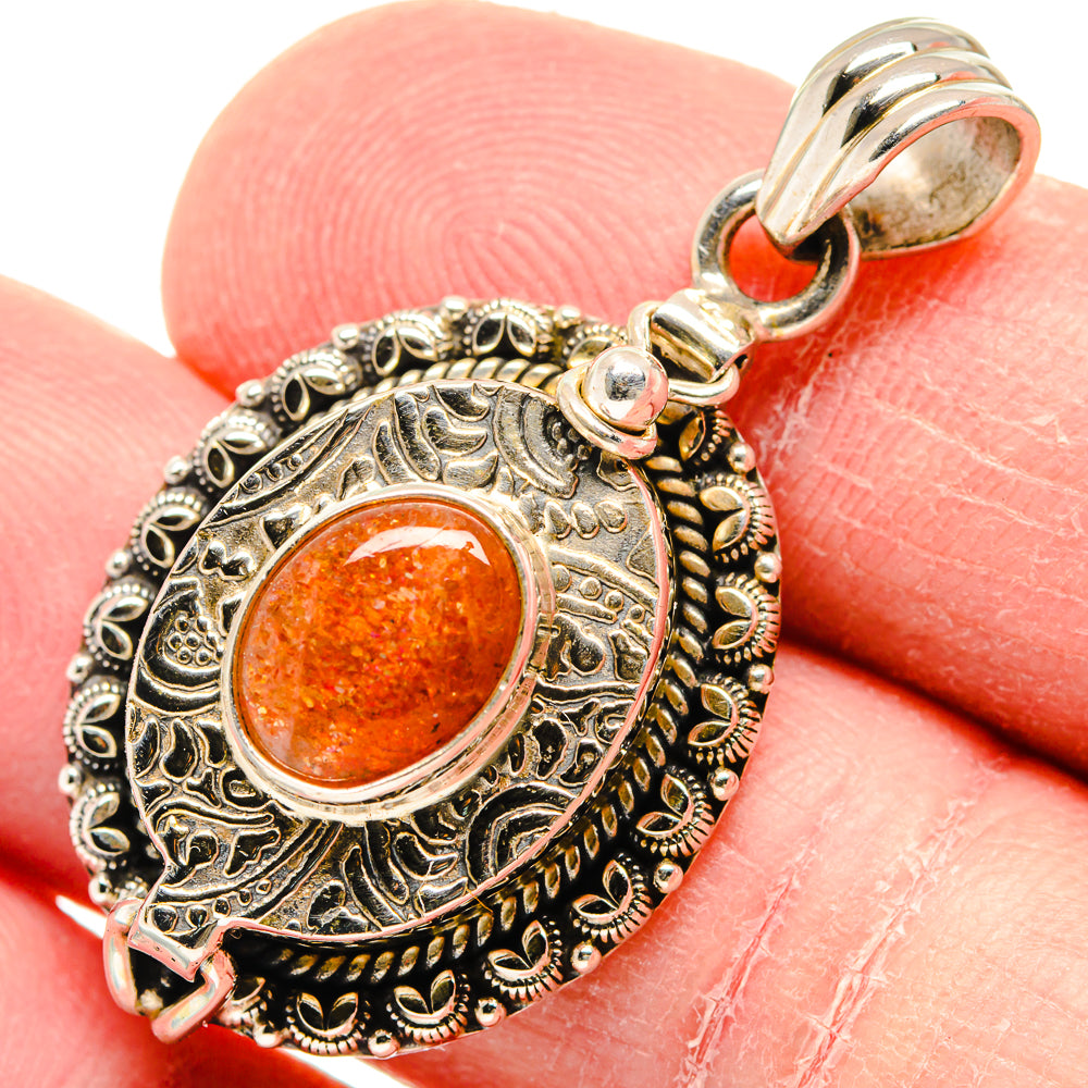Sunstone Pendants handcrafted by Ana Silver Co - PD19968