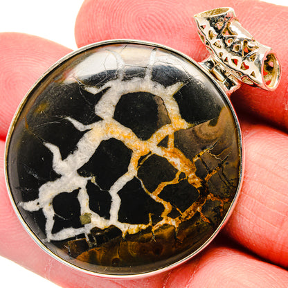 Septarian Geode Pendants handcrafted by Ana Silver Co - PD19972