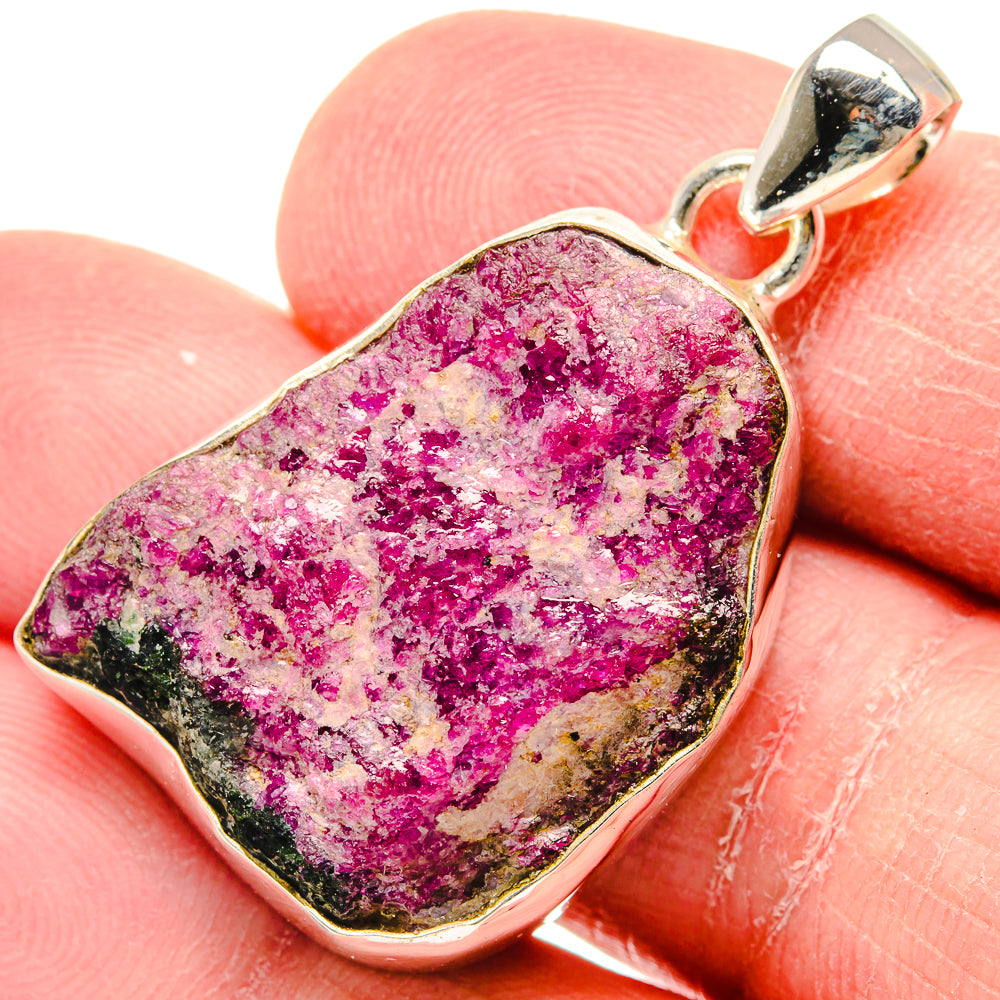 Ruby Fuchsite Pendants handcrafted by Ana Silver Co - PD19977